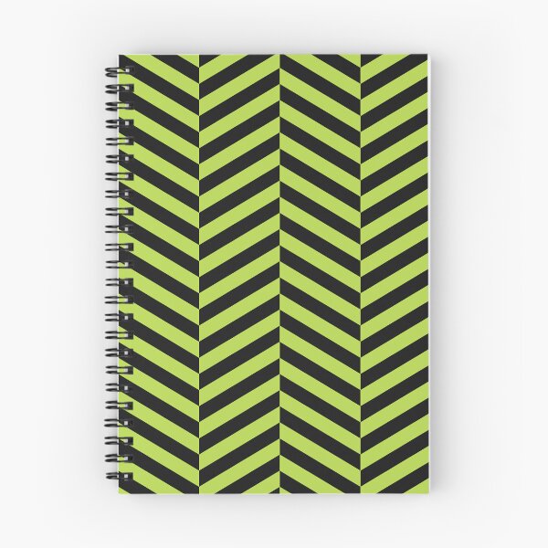Item preview, Black And Lime Herringbone Pattern designed and sold by pattern-archive.