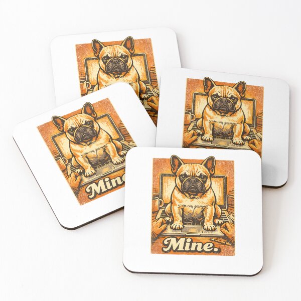 Item preview, Mine French Bulldog Mom Shirt Funny Clingy Dog Laptop Gift designed and sold by PawMuse Studio.