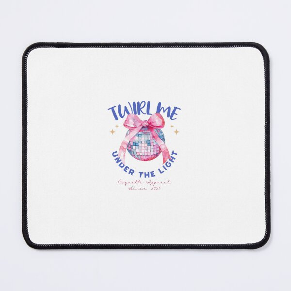 Item preview, Coquette Aesthetic Disco Ball Bow Sticker - Twirl Me Under The Light Pink Watercolor Decal designed and sold by nikita021.
