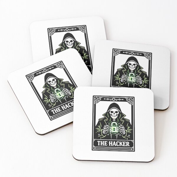 Item preview, The Hacker Tarot Card - Cyber Security Matrix Tech Gift designed and sold by ByteAndBones.