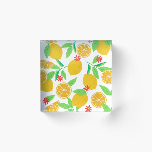 Item preview, Lemon Pattern Aesthetic – Fresh Citrus Fruit Seamless Design designed and sold by DesigneOnDemand.