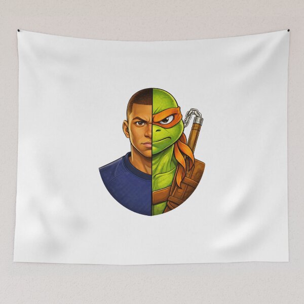 Item preview, Half Speed, Half Ninja - Kylian Mbappé designed and sold by Canva Drip.