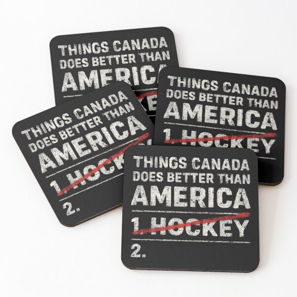 Item preview, Things Canada Does Better Than America Funny Hockey Canada Pride designed and sold by SkeletonsDanger.