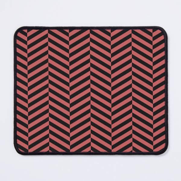 Item preview, Black And Pastel Red Herringbone Pattern designed and sold by pattern-archive.