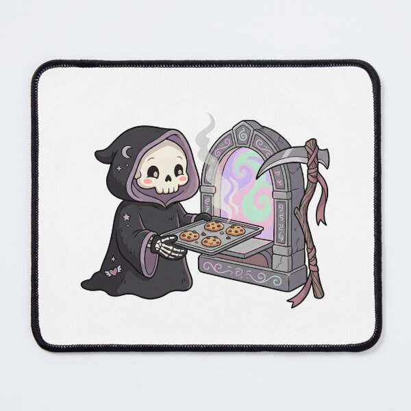Item preview, Cute Grim Reaper Baking Fresh Cookies designed and sold by Kvarny.