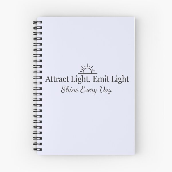 Item preview, Attract Light Radiate Love – Manifestation Quote Minimalist Spiritual Aesthetic Sticker designed and sold by CosmicQuietLab.
