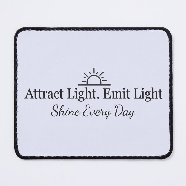 Item preview, Attract Light Radiate Love – Manifestation Quote Minimalist Spiritual Aesthetic Sticker designed and sold by CosmicQuietStudio.