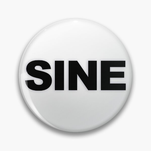 Item preview, SINE — Black Minimal Bold Type Statement designed and sold by WORDPAUSE.