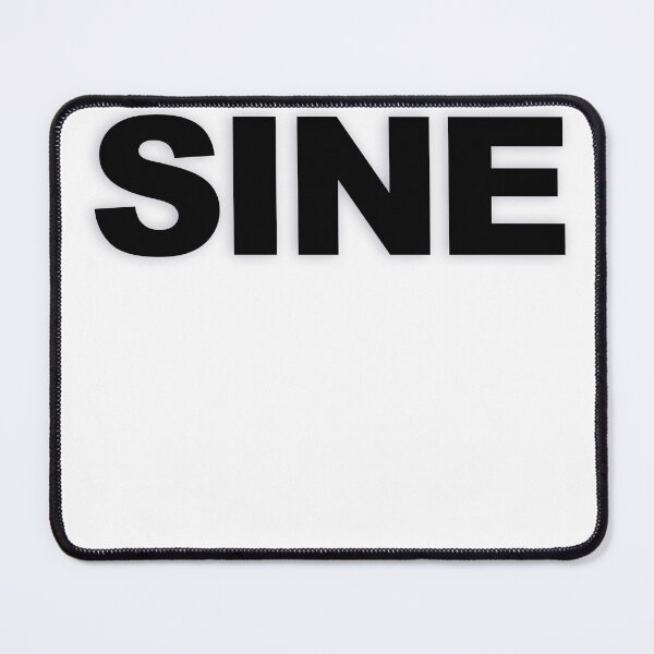 Item preview, SINE — Black Minimal Bold Type Statement designed and sold by WORDPAUSE.