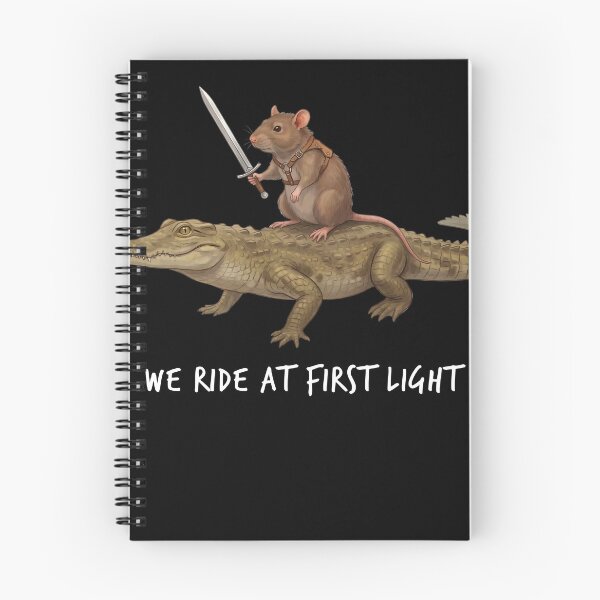 Item preview, We Ride at First Light Funny Rat Crocodile Animal Lover designed and sold by TerryConnells.