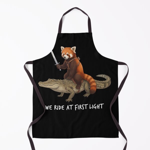 Item preview, We Ride at First Light Funny Red Panda Crocodile Animal Lover designed and sold by TerryConnells.