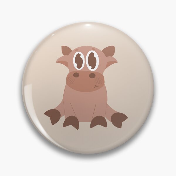 Item preview, Cute Cow Sticker - Pastel Brown Aesthetic Stationery designed and sold by autumn-acorns.