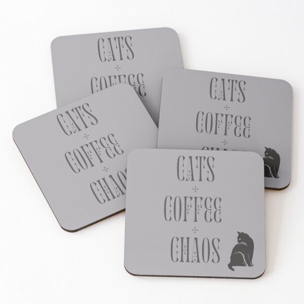 Item preview, Cats, Coffee, and Chaos designed and sold by SumSmiles.