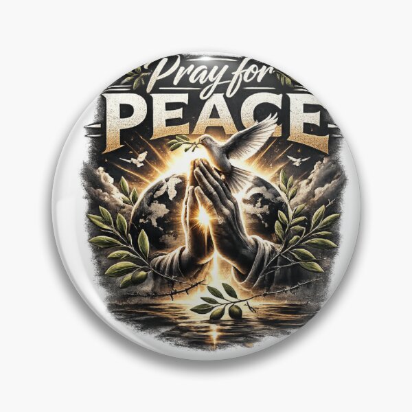 Item preview, Pray for Peace – Dove, Hands & Earth Inspirational Design designed and sold by jerskie_12tribes.