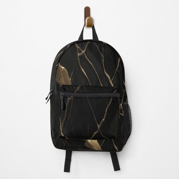 Item preview, Dark Marble With Gold Veins - Luxury Texture designed and sold by DarkForgePrints.