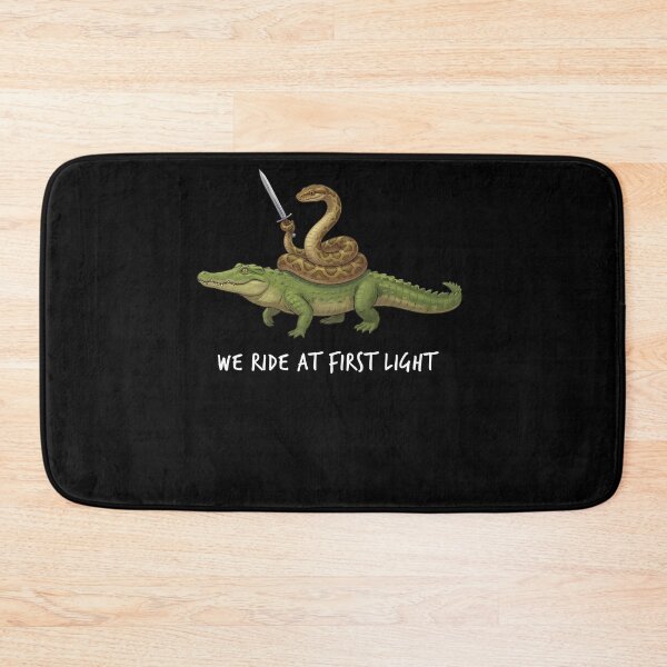 Item preview, We Ride at First Light Funny Snake Crocodile Animal Lover designed and sold by TerryConnells.
