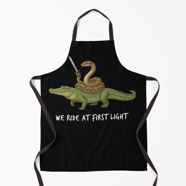 Item preview, We Ride at First Light Funny Snake Crocodile Animal Lover designed and sold by TerryConnells.