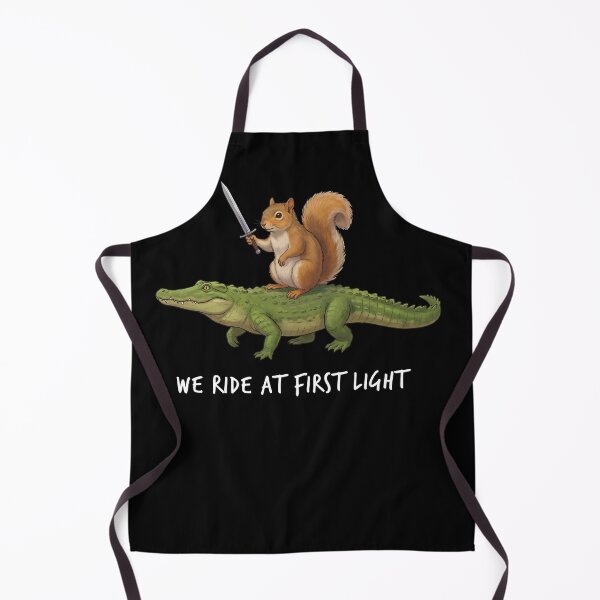Item preview, We Ride at First Light Funny Squirrel Crocodile Animal Lover designed and sold by TerryConnells.