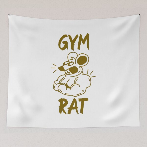 Item preview, Gym Rat -- workout/exercise devotion designed and sold by The Sporty Nerd.