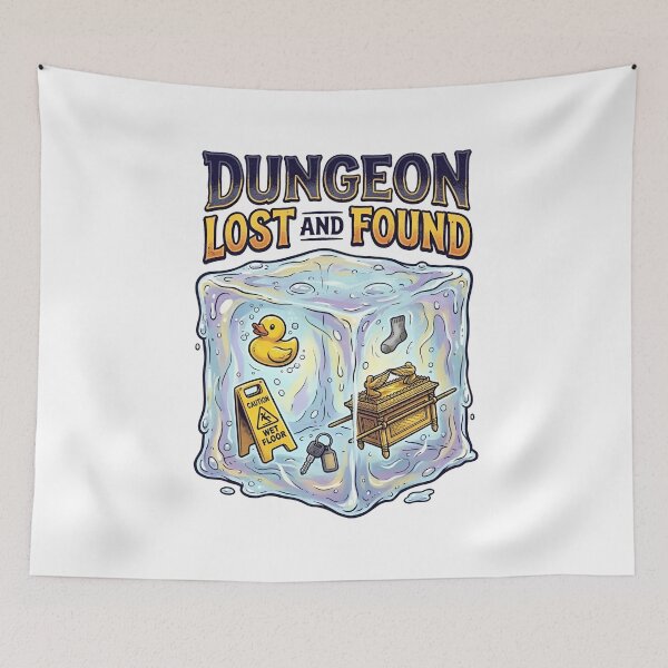 Item preview, Dungeon Lost And Found Wet Floor Gelatinous Goo Monster designed and sold by Fenay Designs.