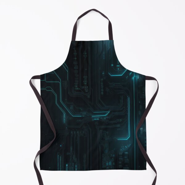 Item preview, Cyberpunk Circuit Board - Neon Tech Texture designed and sold by DarkForgePrints.