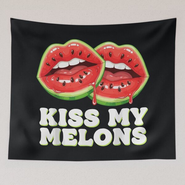 Item preview, Kiss My Melons designed and sold by Amir Faysal.