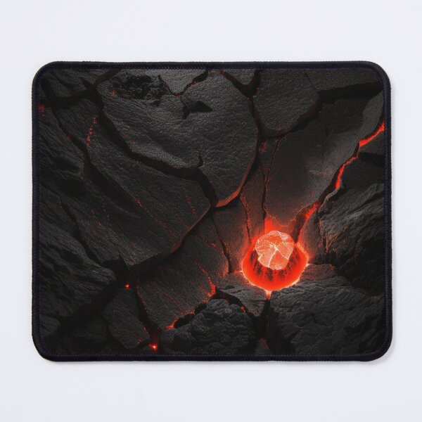 Item preview, Lava Obsidian - Volcanic Fire Texture designed and sold by DarkForgePrints.