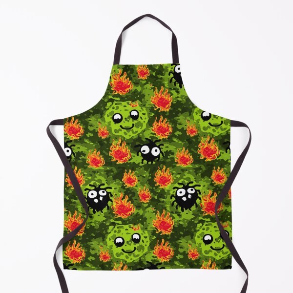 Item preview, Cartoon Explosions and Bombs Green Pattern designed and sold by Piotrek0001.