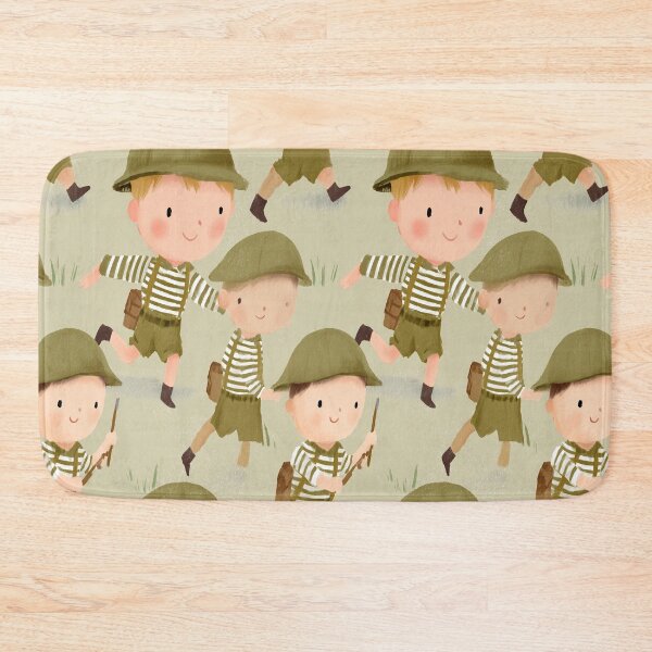 Item preview, Watercolor Style Little Boy Soldiers Pattern designed and sold by Piotrek0001.