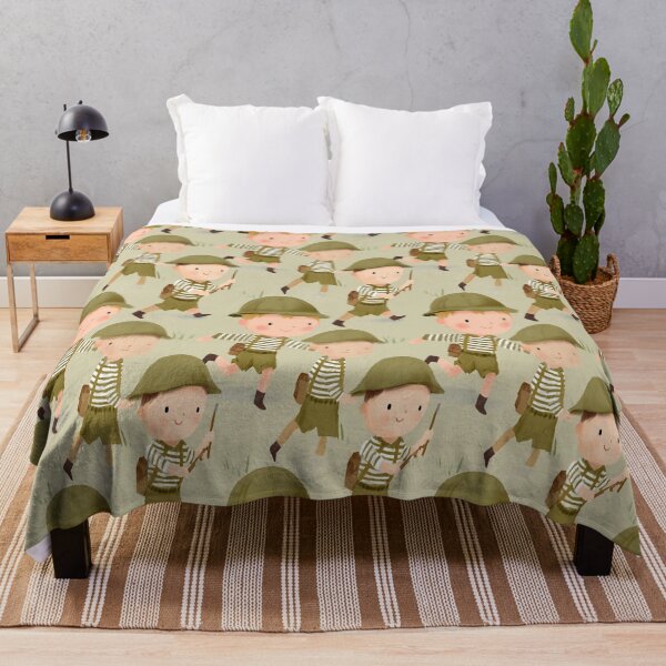 Item preview, Watercolor Style Little Boy Soldiers Pattern designed and sold by Piotrek0001.
