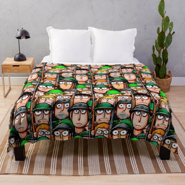 Item preview, Comic Style Dense Army Soldiers Pattern designed and sold by Piotrek0001.