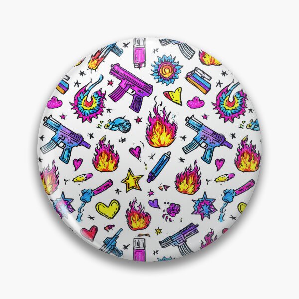 Item preview, Colorful Pop Art Rifles and Bullets Pattern designed and sold by Piotrek0001.