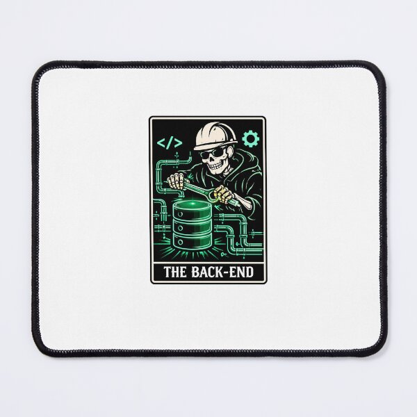 Item preview, The Back-End Tarot Card - Database Programmer Server Tech Gift designed and sold by ByteAndBones.