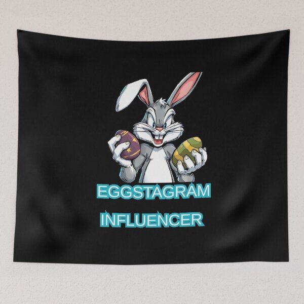 Item preview, Easter  Influencer bunny. Funny T-shirt designed and sold by SkyTrailKin.