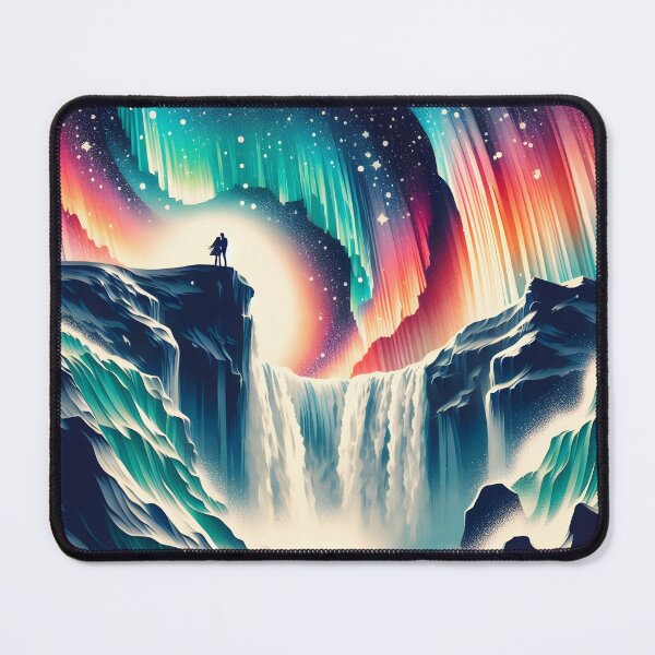 Item preview, Aurora Borealis and Eclipse, Ai Generated Art designed and sold by ACC .