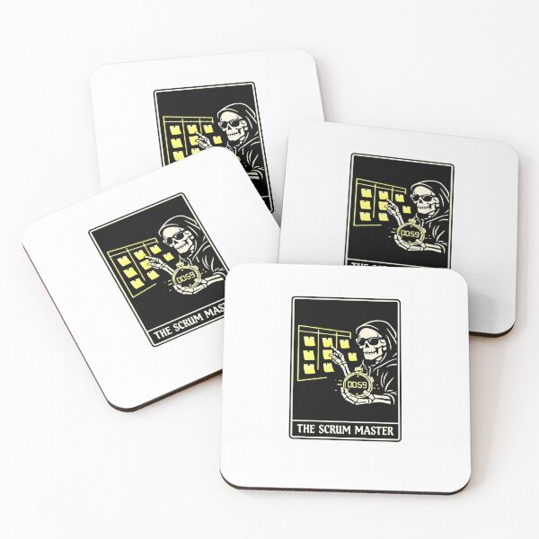 Item preview, The Scrum Master Tarot Card - Agile Project Management Joke Gift designed and sold by ByteAndBones.
