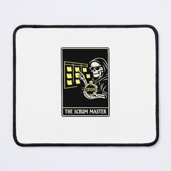 Item preview, The Scrum Master Tarot Card - Agile Project Management Joke Gift designed and sold by ByteAndBones.