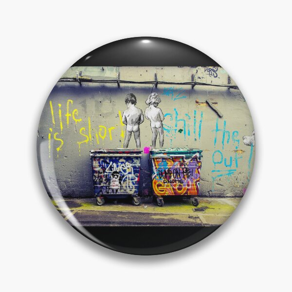 Item preview, Banksy Peeing Boys Life Is Short Chill The Duck Out Pop Art  designed and sold by SharpWallArts.
