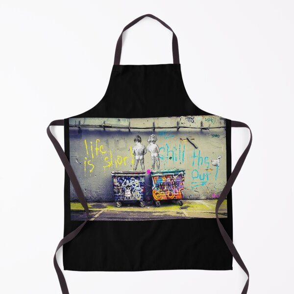 Item preview, Banksy Peeing Boys Life Is Short Chill The Duck Out Pop Art designed and sold by SharpWallArts.