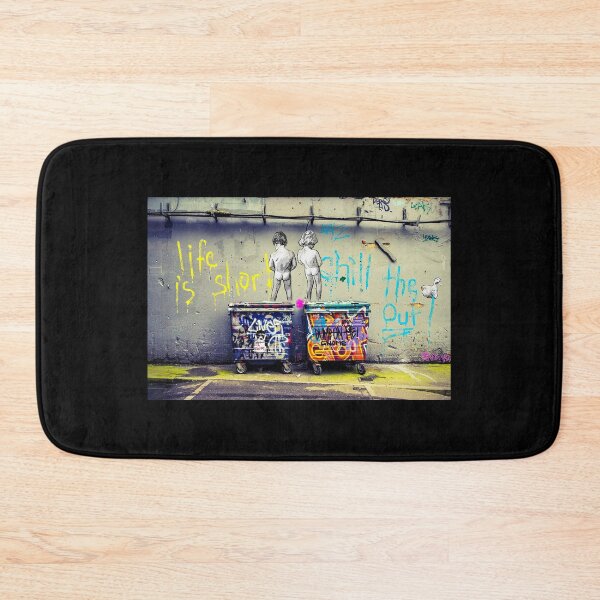 Item preview, Banksy Peeing Boys Life Is Short Chill The Duck Out Pop Art  designed and sold by SharpWallArts.