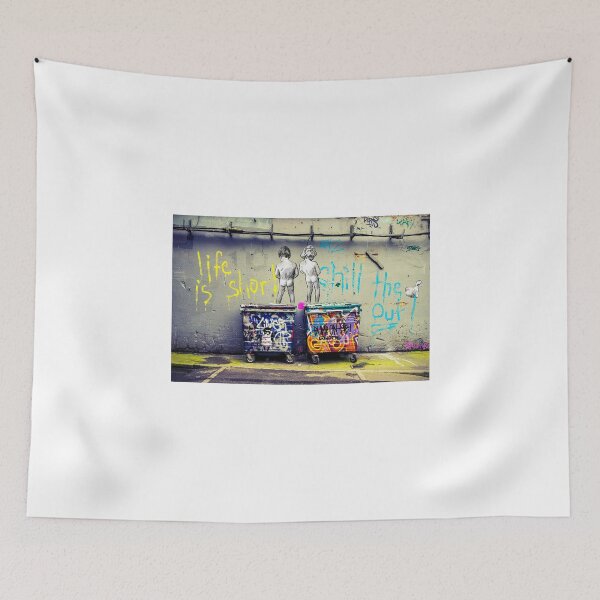 Item preview, Banksy Peeing Boys Life Is Short Chill The Duck Out Pop Art  designed and sold by SharpWallArts.