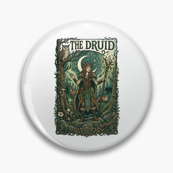 Artikelvorschau, Die Druiden-Tarotkarte Nature Magic Tabletop-Rollenspiel entworfen und verkauft von Fenay Designs.