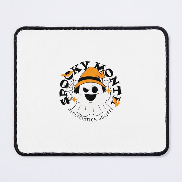 Item preview, Spooky Month Appreciation Society Sticker - Retro Ghost Witch Hat Decal designed and sold by nikita021.