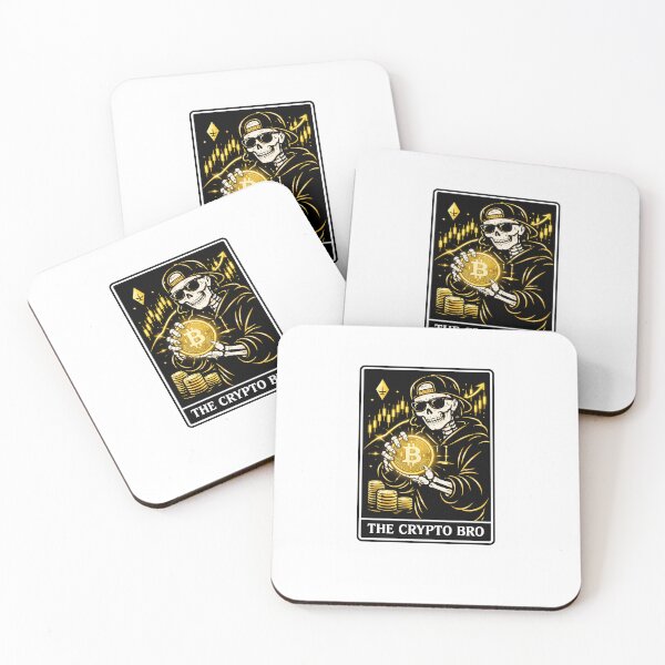 Item preview, The Crypto Bro Tarot Card - Funny Bitcoin Trader Blockchain Gift designed and sold by ByteAndBones.