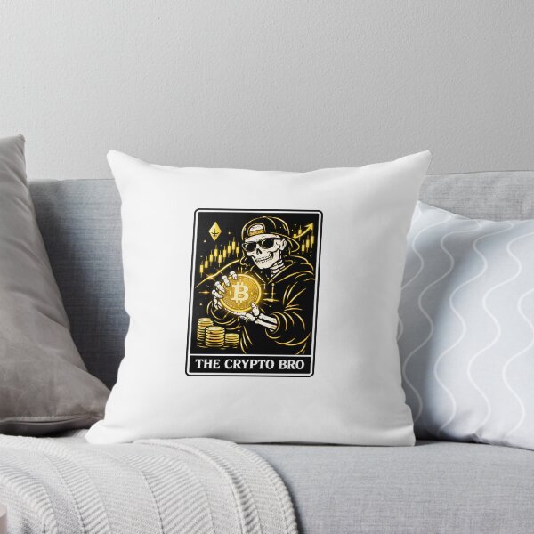 Item preview, The Crypto Bro Tarot Card - Funny Bitcoin Trader Blockchain Gift designed and sold by ByteAndBones.
