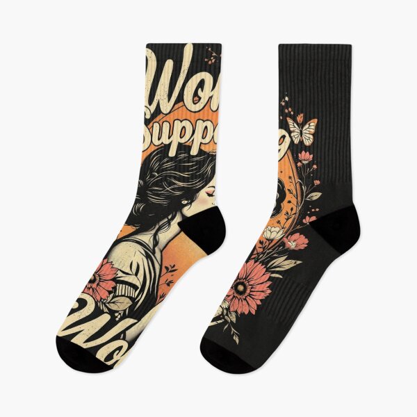Item preview, The Women Supporting Women Retro Feminist Floral Vintage Design designed and sold by Prime legend .
