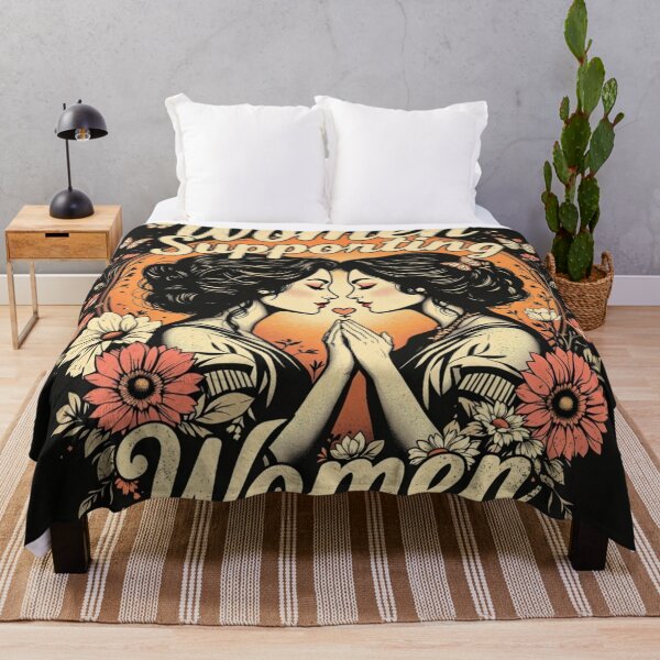 Item preview, The Women Supporting Women Retro Feminist Floral Vintage Design designed and sold by Prime legend .