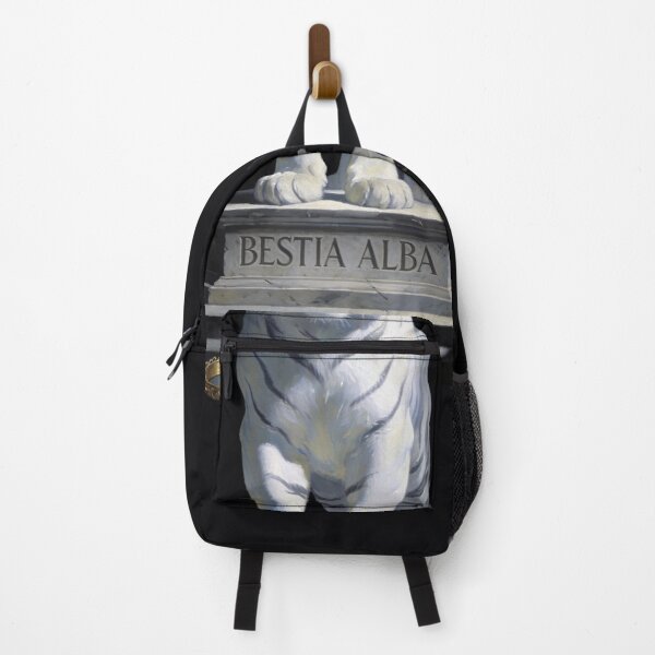 Item preview, Bestia Alba— Dark Sacred White Tiger Art designed and sold by GeoWhimsy Studio.