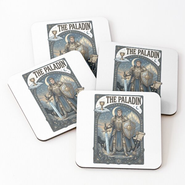 Item preview, The Paladin Tarot Card Holy Knight Fantasy RPG designed and sold by Fenay Designs.