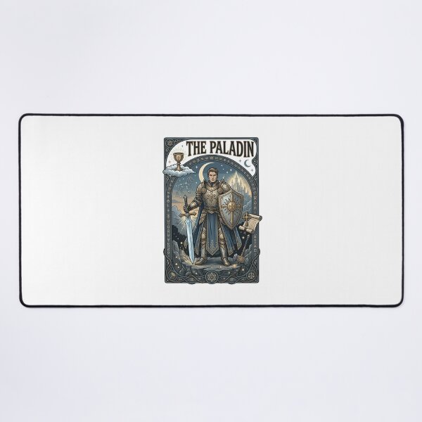 Item preview, The Paladin Tarot Card Holy Knight Fantasy RPG designed and sold by Fenay Designs.